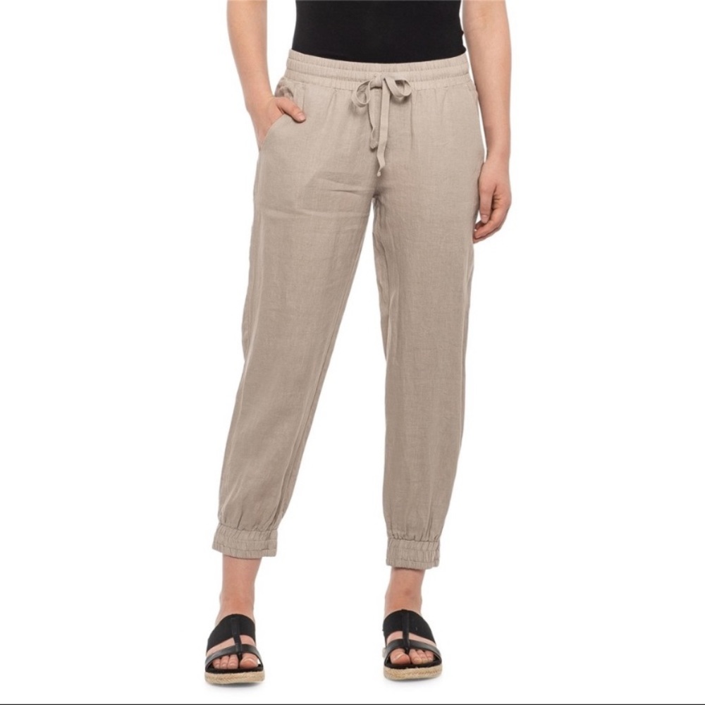 NWOT Cloth & Stone Linen Joggers